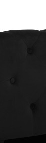 vidaXL Rama łóżka, czarna, tapicerowana aksamitem, 140 x 200 cm288553-3