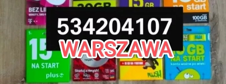 WARSZAWA ZAREJESTROWANE KARTY SIM - CZESKIE KARTY OK - REJESTRACJA TWOICH KART -1