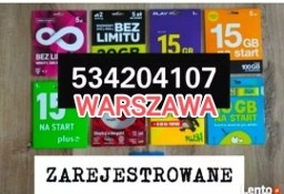 WARSZAWA ZAREJESTROWANE KARTY SIM - CZESKIE KARTY OK - REJESTRACJA TWOICH KART 