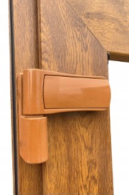 nowe PCV drzwi 100x210 krótka szyba,w kolorze Złoty Dąb, wysoka jakość materiału-2