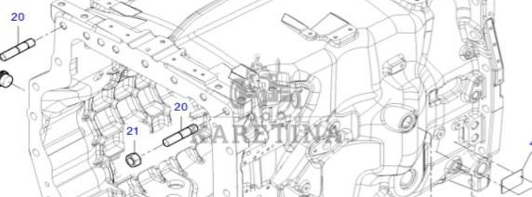 Fendt 930 933 936 939 942 Vario Gen 6 Obudowa Przekładni Skrzyni Biegów CZĘŚCI H218PH010102A-1