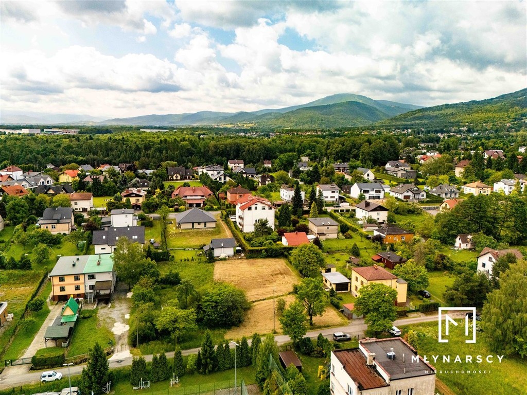 Płaska,prostokątna działka budowlana w Wilkowicach - Widok 3