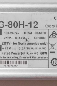Sterownik Transformator Zasilacz LED Mean Well HLG-80H-12-3