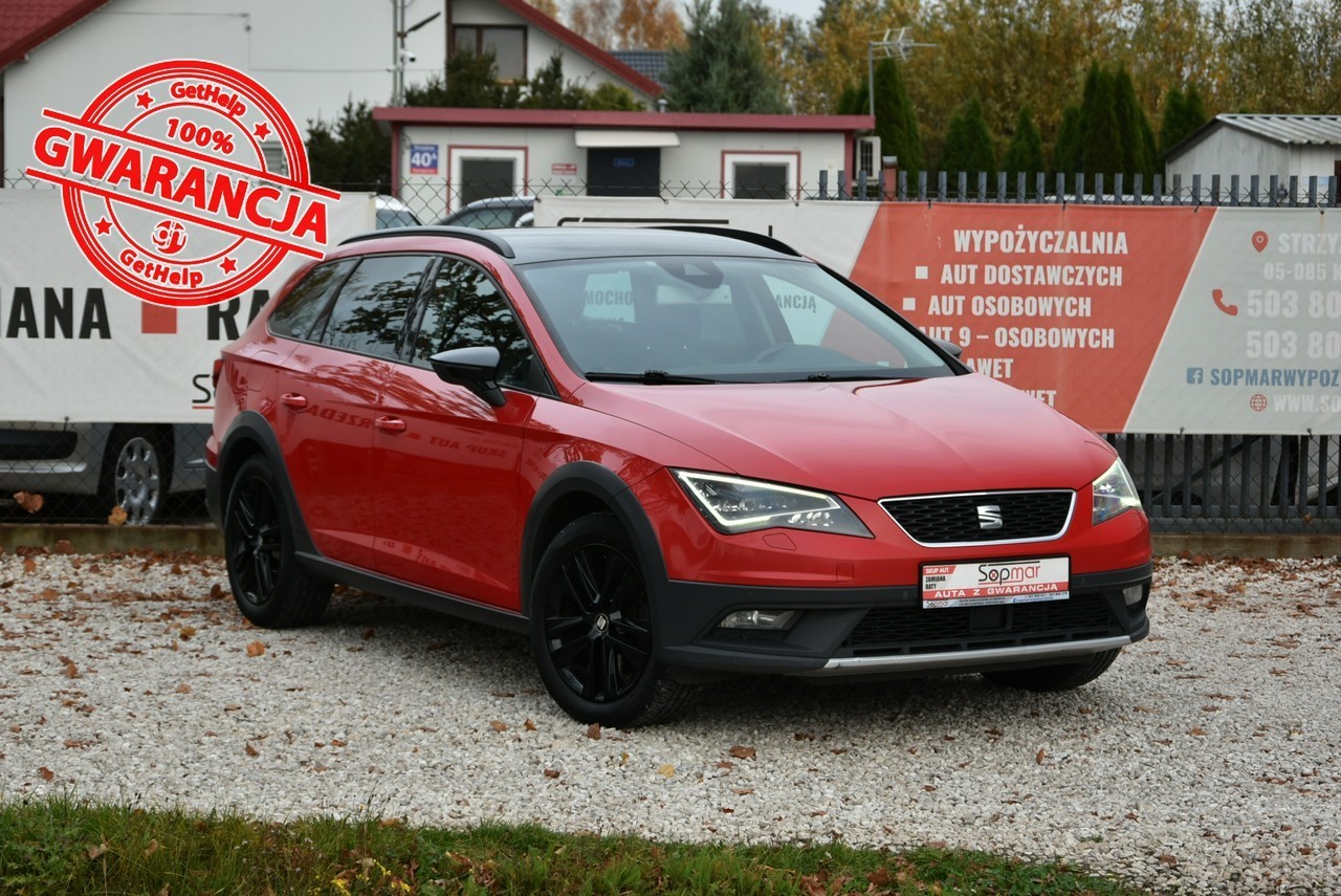 SEAT Leon III X-Perience 4Drive 2.0TDi 184KM DSG 2015r. SALON FullLED NAVi