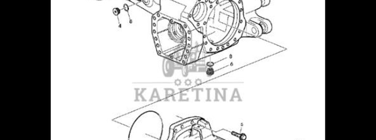John Deere 7530 Premium - Obudowa AL175809-1