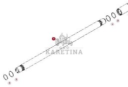 Fendt Vario 1038 1042 1046 1050 GEN 3 Wał Napędowy 530300080011