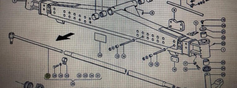 Przegub Claas Mega 370-340 Nr katalogowy 000 694 265 0 Nr 27 na rys katalogowy-1
