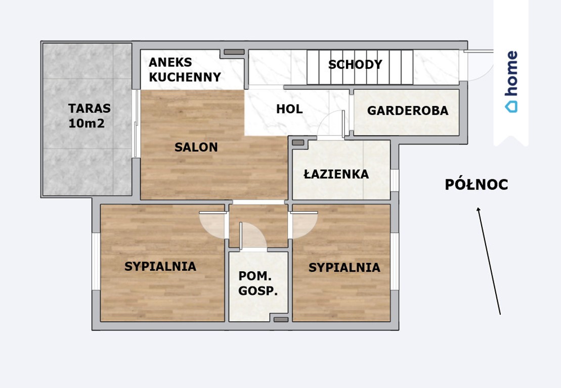 Mieszkanie na sprzedaż, 3 pokoje, 55 m², Skawina