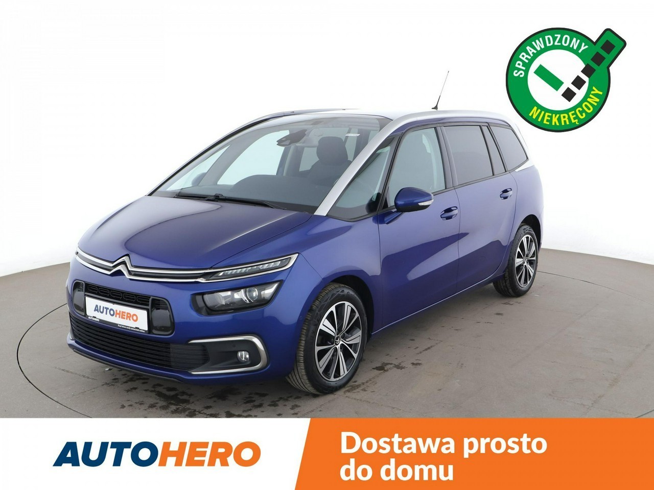 Citroen C4 Grand Picasso II 7os. navi, klima auto, LED, grzane fotele, kamera i czujniki park