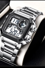 Zegarek męski elektroniczny klasyczny w stylu retro Casio datownik alarm stoper-2