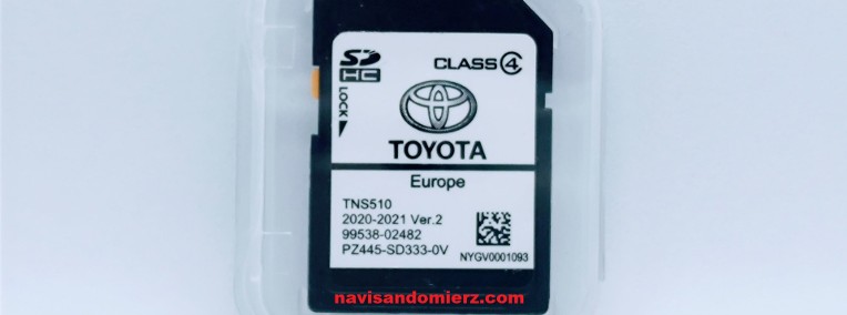 Karta SD Toyota TNS510 Mapy 2021-1