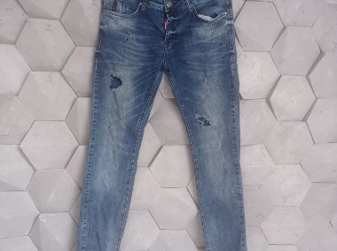 Dsquared2 jeansy W32 L 34 niebieskie-1