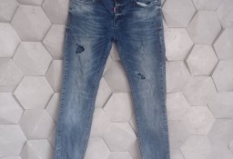 Dsquared2 jeansy W32 L 34 niebieskie