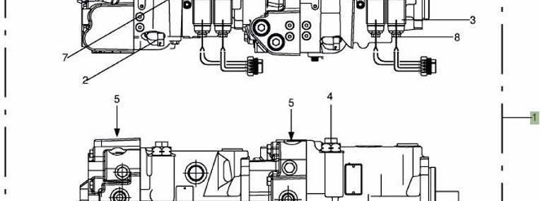 Krone Big M II - pompa hydrauliczna 002315500-1