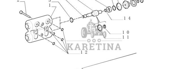 New Holland T6090 Korpus 5169152-1