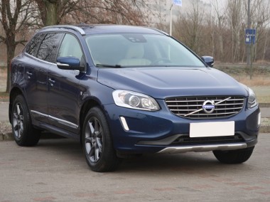 Volvo XC60 I , Salon Polska, Serwis ASO, 181 KM, Automat, Skóra, Navi,-1