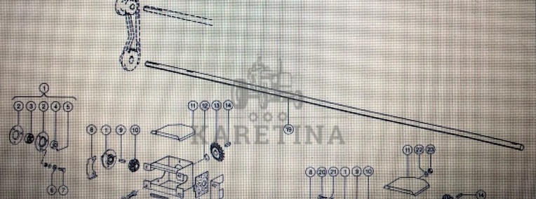 Skrzynia przekładni lewa Class Mega 370-340 Nr katalogowy 000 642 170 1-1