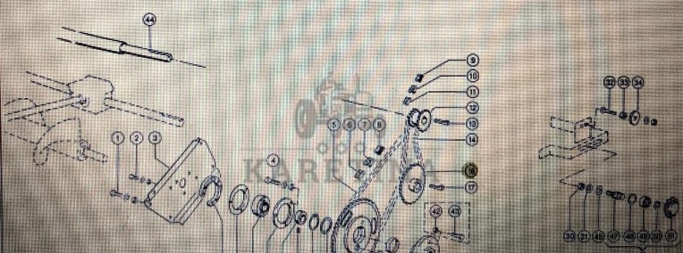 Koło pasowe Claas Mega 370-340 Nr katalogowy 000 642 490 1-1