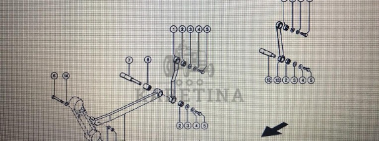 CLAAS 00 0751 860 0/Claas Lexion drąźek przesuwny/Claas Lexion 580 670 530-510 460-440-1