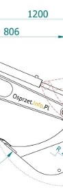 Ramię kopiące proste 1200 cm z łyżką 25 cm do ładowarki-4