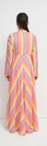 Nowa sukienka indyjska S 36 tęczowa kolorowa maxi boho hippie bohemian angrakha-4