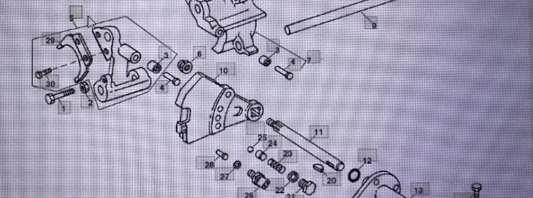 John Deere AR70864/Dżwignia/John Deere 4555/4755/4955-1