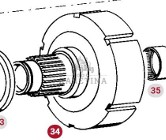 Fendt Favorit 514 Obudowa Kosza Sprzęgła CZĘŚCI 524101320030