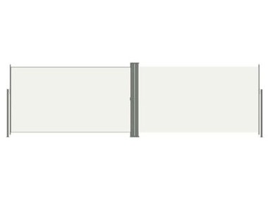 vidaXL Zwijana markiza boczna na taras, kremowa, 180 x 600 cmSKU:318001*-1