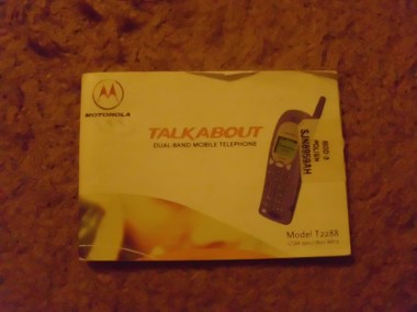 instrukcja do  telefon; Motorola;  TALKABOUT  T2288-1