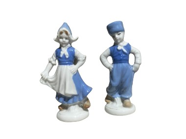 Para porcelanowych malowanych figurek-1