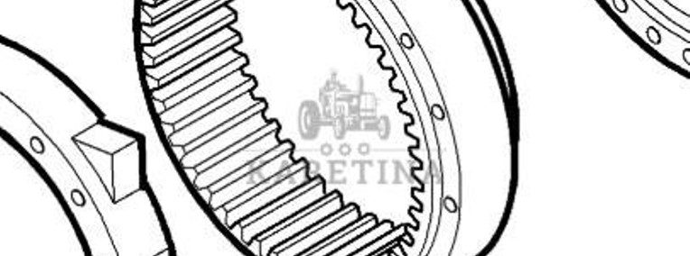 CLAAS RENAULT ATLES 936 RZ V5 Wieniec Zębaty 6005026861 60 0502 686 1-1