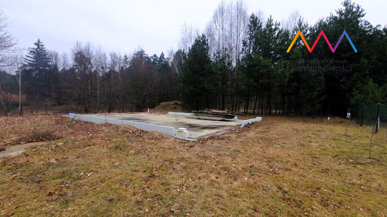 Wynki- działka z rozpoczętą budową - Widok 2