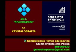  "Krystalografia"  - Pomoc Edukacyjna - Projekty/Notatki/Rozwiązania/Testy