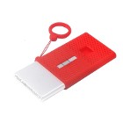 futerał silikonowy do dysków SSD Samsung T7/T7 TOUCH czerwony