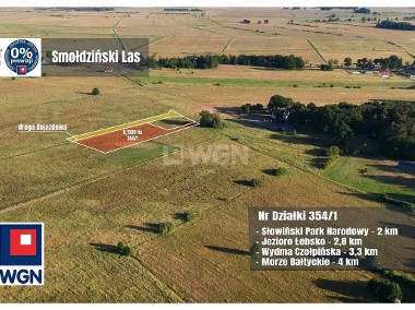 Działka nad morzem, Smołdziński Las, Gmina Smołdzino, na sprzedaż, 154.900,- PLN-1