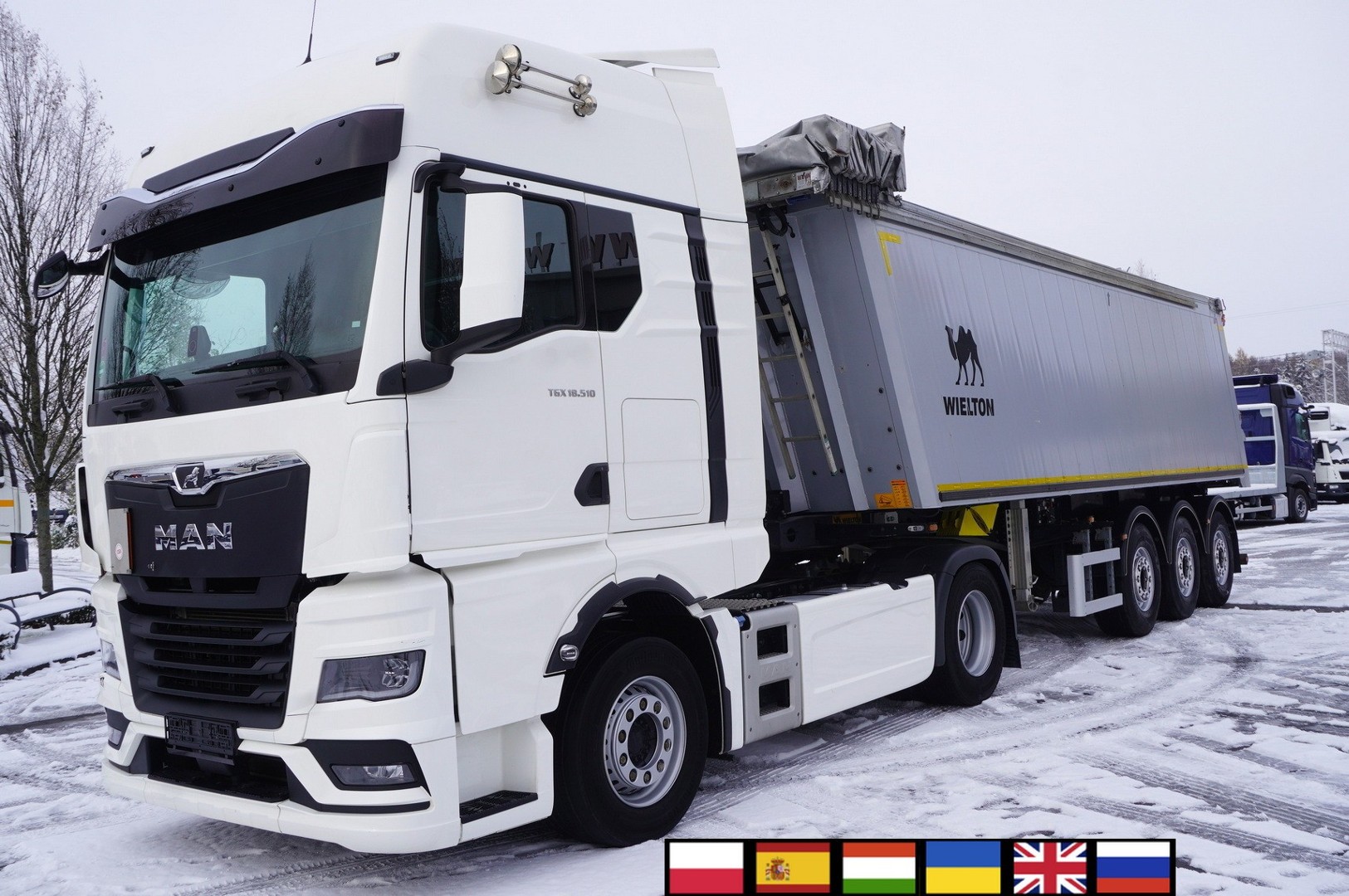 MAN TGX 18.510 E6 4×2   Kab. sypialna   2023   Wielton NW-3   poj. 38m3_242543