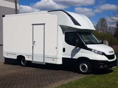KONTENER NISKOPODŁOGOWY 4,43x2,23x2,42 SKLEP BAR FOODTRUCK KLIMA-1