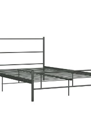 vidaXL Rama łóżka, szara, metalowa, 160 x 200 cm 286495-2