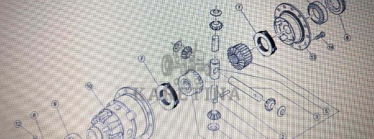 Mechanizm Róźnicowy Claas Arion Seria 600-1