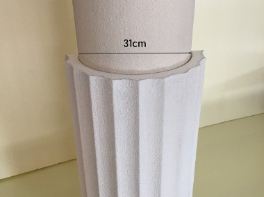 nakładka styropianowa na słup, kolumnę kanelowana średnica 31 cm-1
