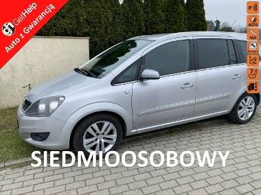 Opel Zafira B 7 m, po liftingu, czujniki przód i tył, tempomat, opony wielosez, ha-1