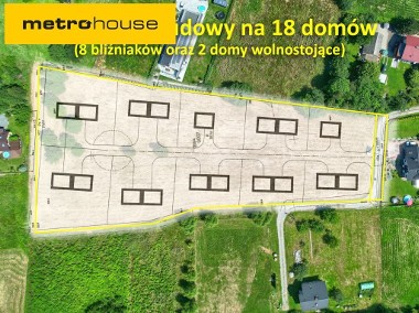 Duża działka inwestycyjna z WZ na 18 domów w B-B-1