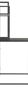 vidaXL Biurko komputerowe, czarne, 120 x 60 x 138 cm20253-4