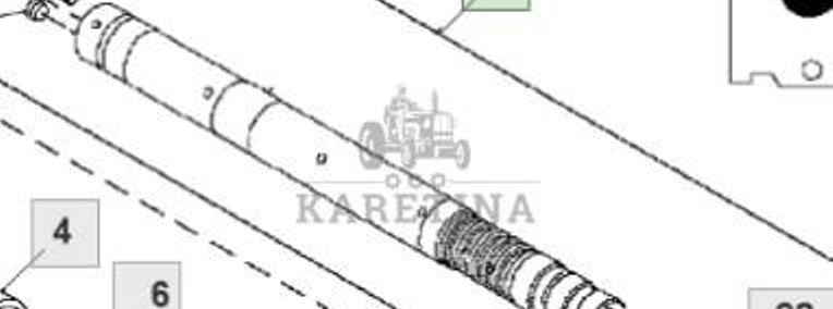 John Deere 8110 8210 8310 8410 Wał Skrzyni Biegów CZĘŚCI RE155969-1