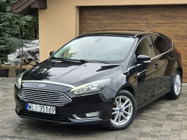 Ford Focus III 1.6TDCI 115KM, Lift, 2015r, LEDY, Titanium, Odpalanie bezkluczykowe-1