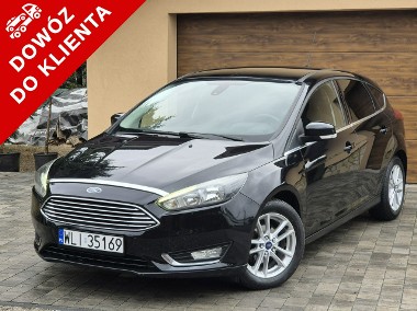 Ford Focus III 1.6TDCI 115KM, Lift, 2015r, LEDY, Titanium, Odpalanie bezkluczykowe-1