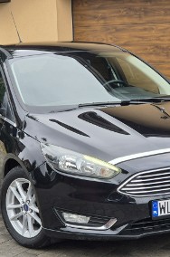 Ford Focus III 1.6TDCI 115KM, Lift, 2015r, LEDY, Titanium, Odpalanie bezkluczykowe-2