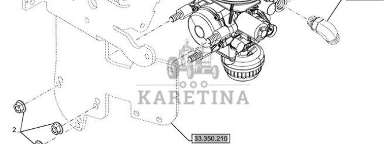 New Holland T6070 Sterow powietrzem 84394092-1