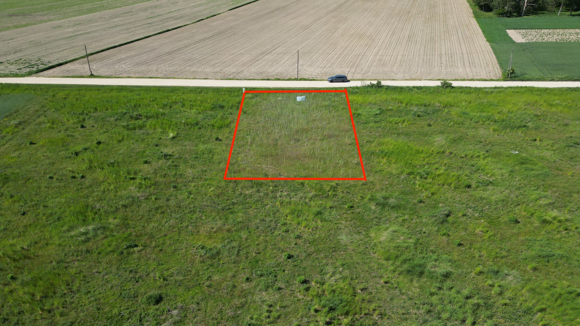 Działka budowlana 869 m² z pozwoleniem i projektem – Konarskie k. Kórnika – pohled 2