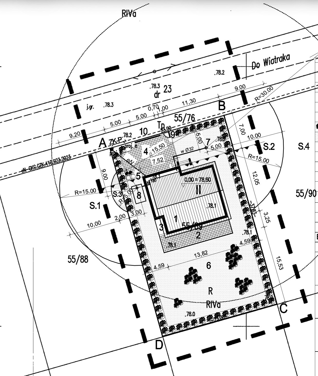 Działka budowlana 869 m² z pozwoleniem i projektem – Konarskie k. Kórnika – pohled 4